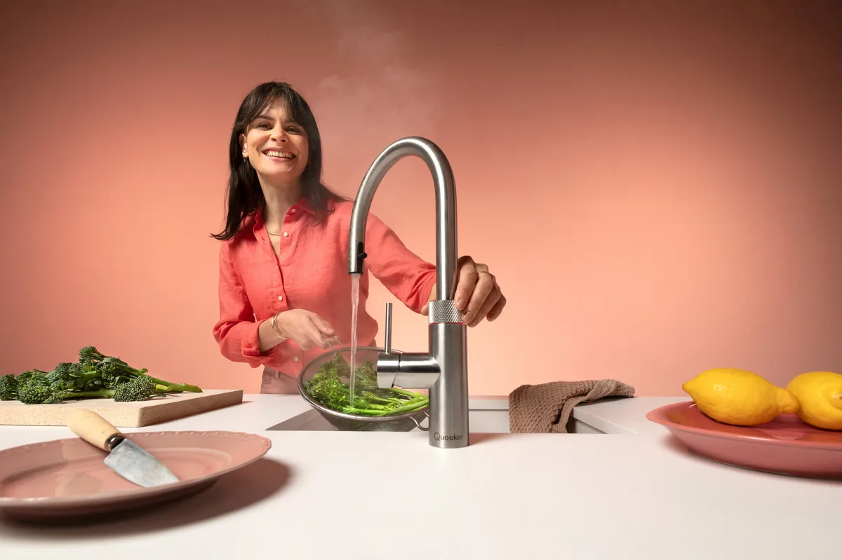Quooker: бланширование брокколи кипятком прямо из крана